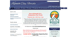 Desktop Screenshot of kennethcityfl.org